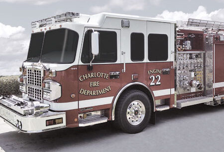 Charlotte Fire Truck with Darley Pump