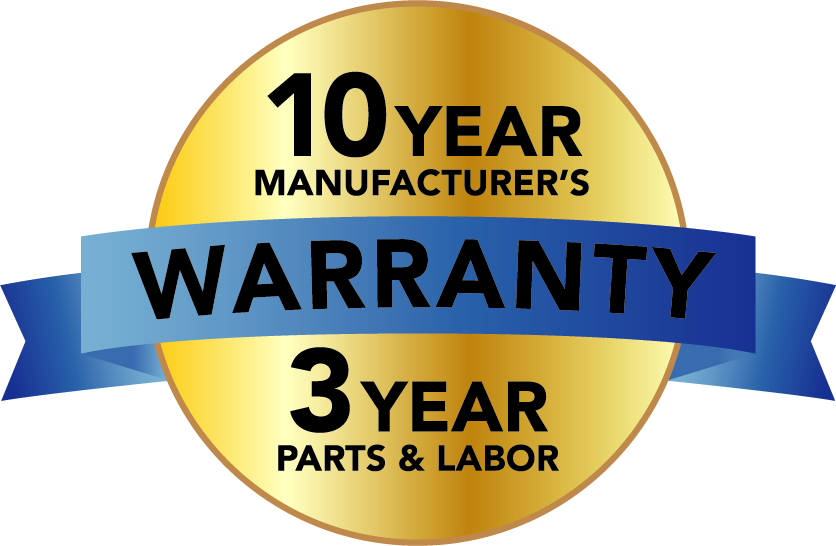 Darley 10 Year Warranty Seal
