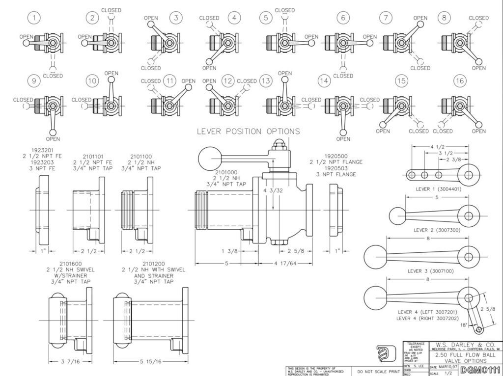 Darley valve replacement diagram