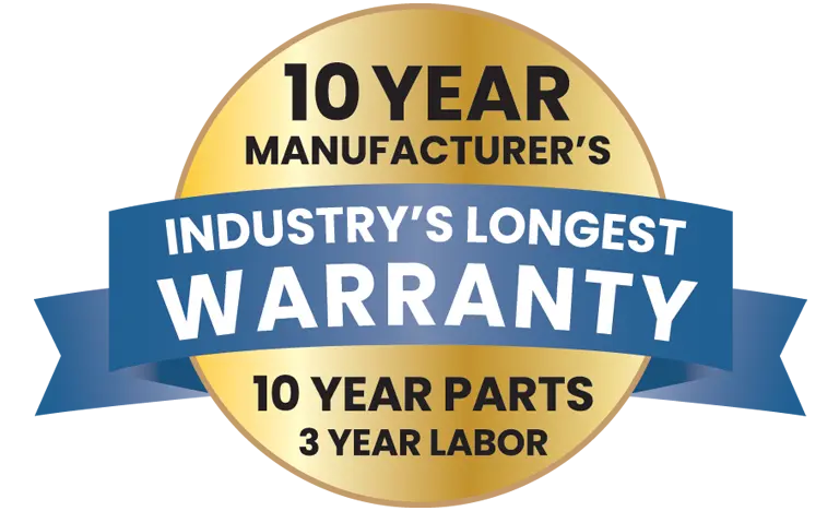 Darley pumps are backed by a 10-year manufacturer’s warranty