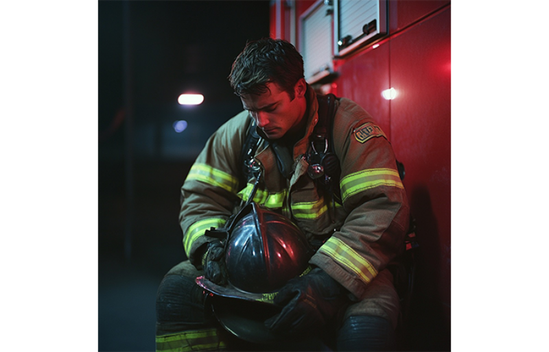 A_lone_firefighter_in_full_turnouts 700PNG